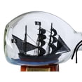 thumbnail image 2 of Hampton Nautical John Halsey's Charles Pirate Ship in a Glass Bottle 7" - Pirate Decor - Wood Sh, 2 of 6