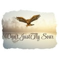 thumbnail image 2 of Watercolor Decal Don't Just Fly Soar Living Room Wall Decal for Family Forest River Background Quotes Design Cute Themed Room Décor - Size: 40 In x 28 In, 2 of 5