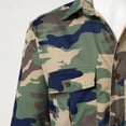 thumbnail image 6 of Mens Shirts Mens Casual Loose Trend Double Pocket Washed Camouflage Cargo Long Sleeve Shirt Blouse For Men, 6 of 7