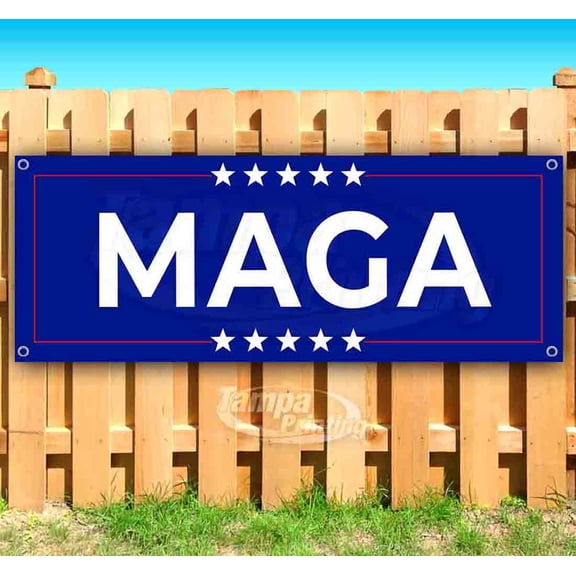 Maga 13 oz Vinyl Banner With Metal Grommets