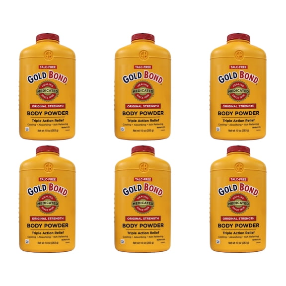 Gold Bond Body Powder Medicated 10 oz - 6 Pack