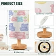 thumbnail image 2 of Yayeee Table Lamp for Bedroom Nightstand LED Portable Bedside Warm Light, Colorful Gummy Bears Pattern, 2 of 7