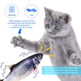 thumbnail image 2 of Jouet pour Chat Poisson Floppy, Rechargeable, Poisson à l'Herbe à Chat Électrique (4), 2 of 7