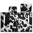 thumbnail image 5 of Whosucclay Cow-Patterned Golf Cart Seat Blanket, 4 Convenient Pockets Folding Golf Cart Seat Covers for Club Car 2 Person EZGO Yamaha Carts Portable, 5 of 9