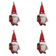 thumbnail image 1 of Muñeca Navidad Gnomo Decoraciones Gnomo hecho a mano Decoración interior del hogar Rojo, 1 of 2