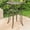 Multi-color, variant on International Caravan Mandalay Iron Patio Pub Table in Antique Black