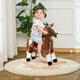 thumbnail image 2 of Juguete de peluche para niños Rocking Horse Qaba con sonidos, color marrón, 2 of 9