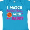 thumbnail image 4 of Inktastic I Watch Basketball with Daddy Boys or Girls Baby Bodysuit, 4 of 5