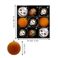 thumbnail image 3 of HOZADOIE 9 PCS Halloween Hanging Balls - 3.14 Inch Shatterproof Ornaments - Halloween Tree Decorations for Halloween & Christmas Parties, 3 of 8