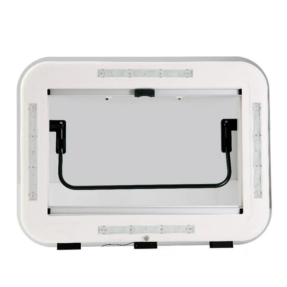RV Skylights Caravan Motorhome Roof Vent Hatch Roof Window with LED Light Camper Windows Replacement