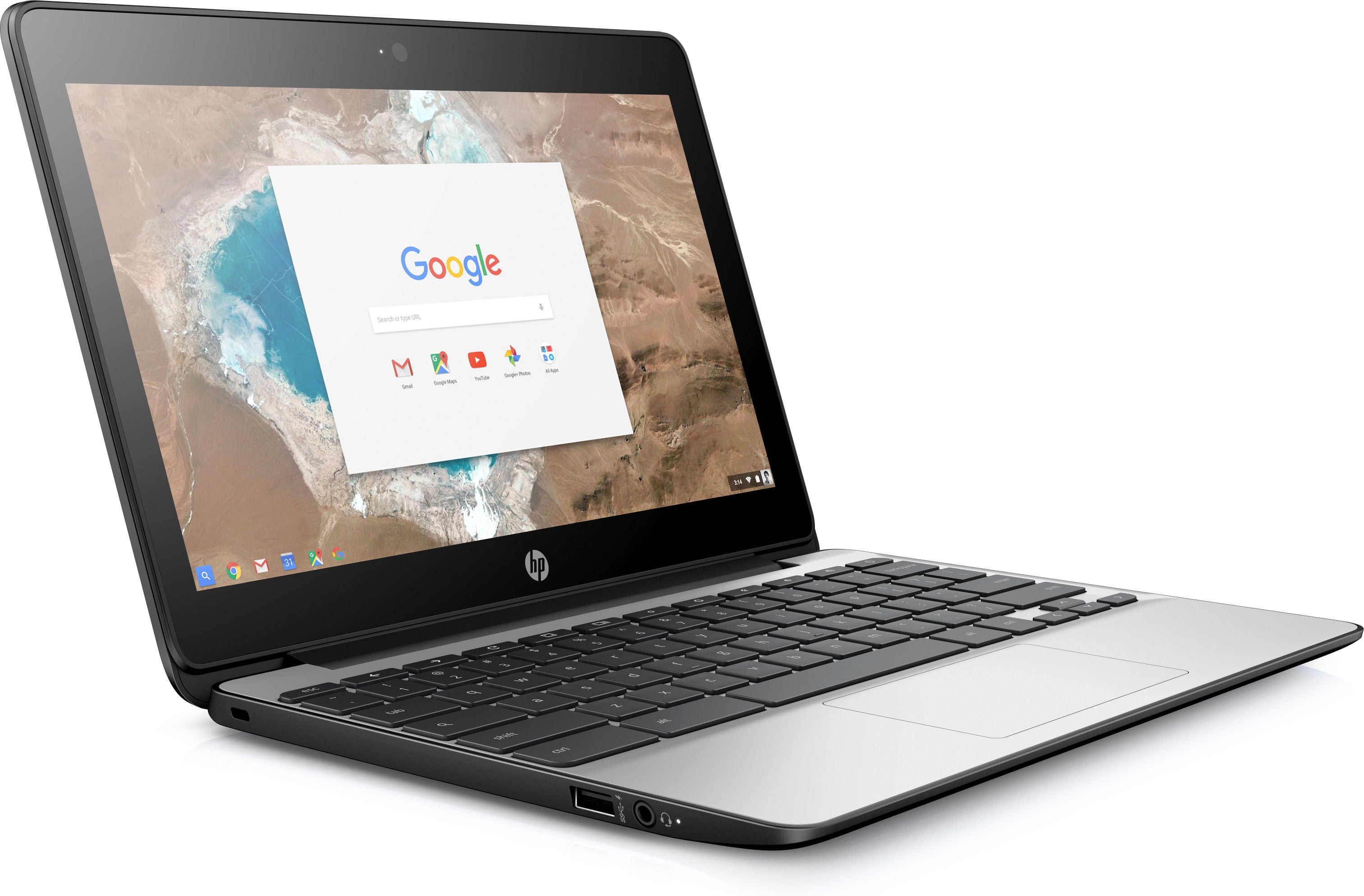 Restored HP Chromebook 11 G5 11.6" Laptop, Intel Celeron N3060, 4GB RAM, 16GB SSD, Chrome OS, Black, 1FX82UT#ABA (Refurbished)