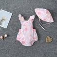 thumbnail image 2 of Otqutp Toddler Comfy Jumpsuit Baby Girls Clothes Lace Jumpsuit Ruffles Romper Sleeveless Romper Bodysuit Sunsuit Outfits Set, 2 of 6