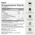 thumbnail image 5 of BIGVITA Iron+ | High Absorption Supplement with Microencapsulated Iron Drops + Folate, B6 & Cranberry Extract | No Metallic Taste, Mixed Berry Flavor, Gentle on Stomach | Energy & Hormonal Support, 5 of 5