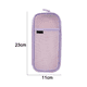 thumbnail image 2 of Bolsa de malla de rejilla para lápices, transparente, sencilla, organizador de papelería, bolsa para rotuladores y bolígrafos multicolor, 2 of 5