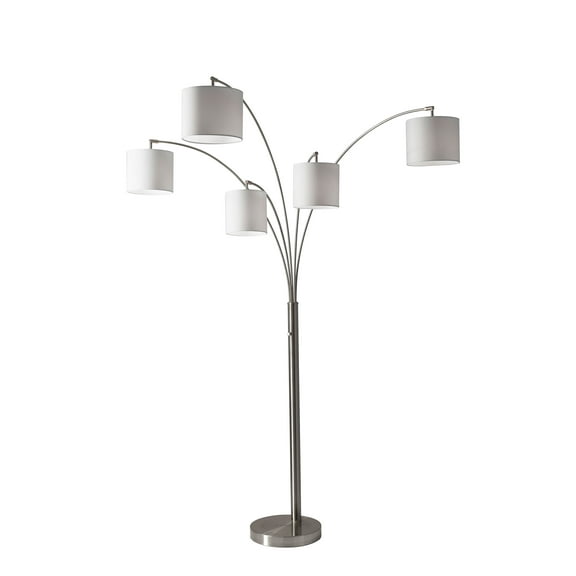 Trinity 5-Arm Arc Lamp- Steel 2 BOX