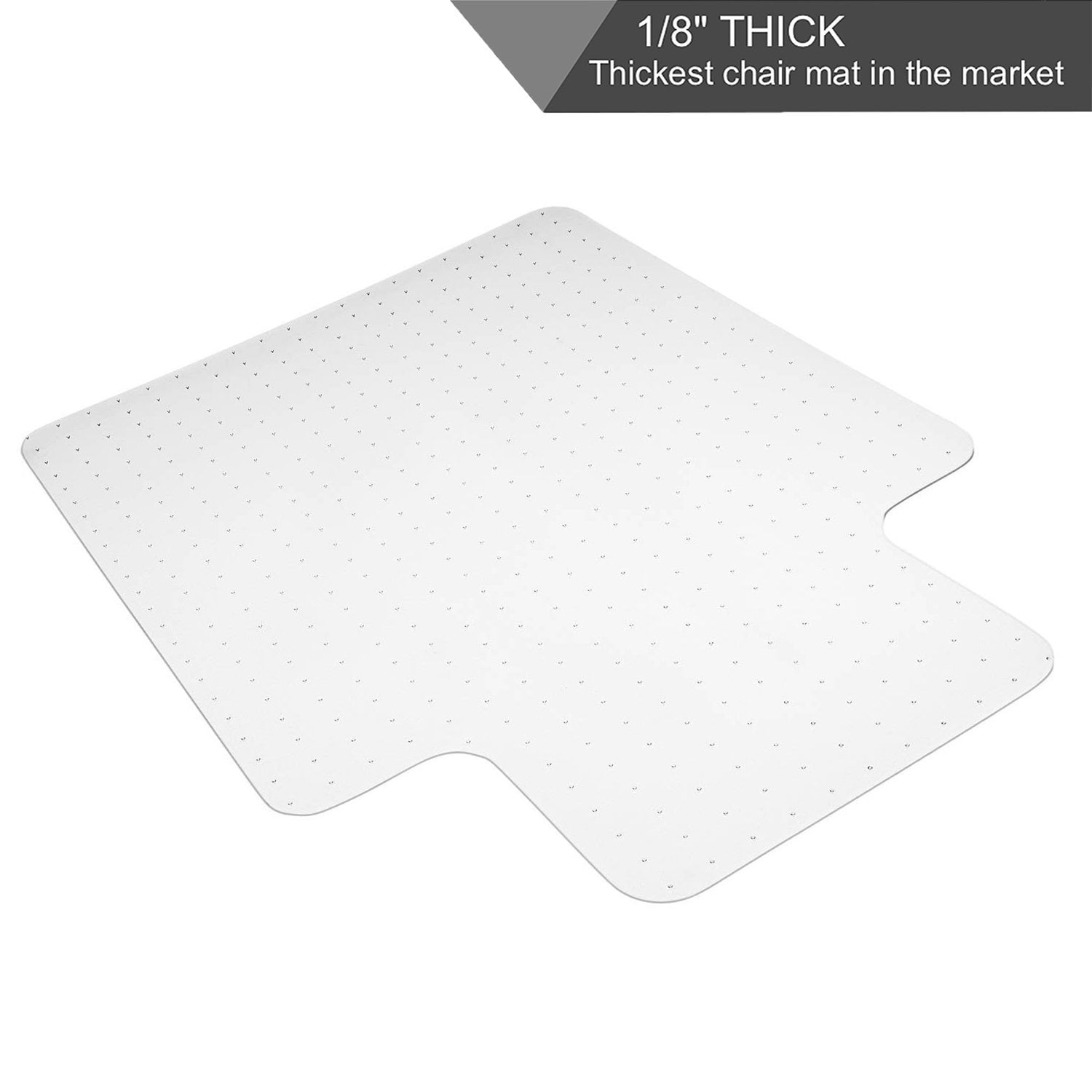 Zimtown Heavy Duty 48"x 30"PVC Chair Mat for Carpeted ...