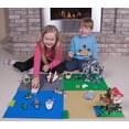 thumbnail image 6 of Strictly Briks Classic Baseplates for Building Bricks 100% Compatible with Major Brands | Building Bases for Tables, Mats and More! | 4 Base Plates in Grey, Blue, Green and Sand 15.75" x 15.75", 6 of 8