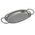 thumbnail image 2 of Vintage Stainless Steel Oval Seafood Platter Double Handle Serving Tray Antique, 2 of 9