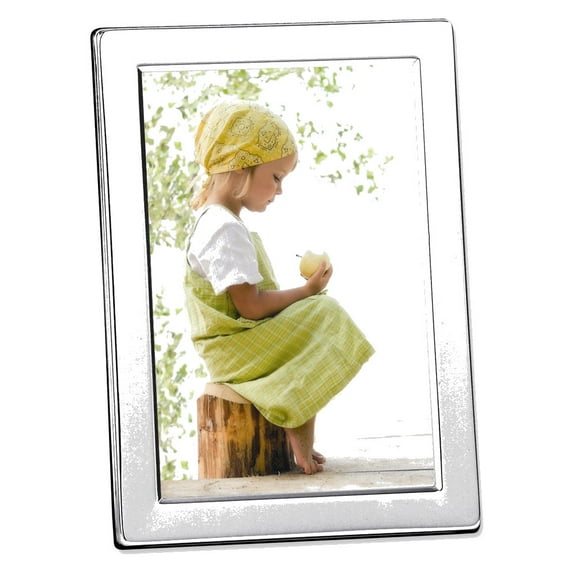 Siena Plain Rounded Corner Frame Silver 4x6