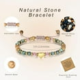 thumbnail image 6 of Inspirational Gifts for Women Birthday - Natural Stone Bead Bracelet, Thinking of You Get Well Soon Gift for Friend Sister, 6 of 7