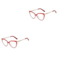 thumbnail image 4 of Sonducket 1 par de gafas de Metal para mujer, triangulares, universales, HD, elegantes, inastillables, decorativas, a la moda, adorno para gafas, Rojo 2piezas, 4 of 6