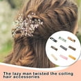 thumbnail image 4 of serony Iron wire bow hair accessory for lazy people, twisted hair accessory, 4 of 7