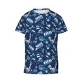 thumbnail image 4 of Wukai Blue Bus Youth Unisex Short Sleeve T-Shirt for Boys, Girls, Teens, and Kids-X-Small, 4 of 7