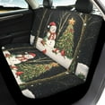 thumbnail image 3 of Jeiento Xmas Car Seat Covers Full Set for Women Men Stretchy Auto Bucket Seat Cover Christmas Tree Back Seat Cover Snowman Car Seat Protector Accessory Fit for Most Vehicles, 3 of 7
