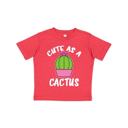 

Inktastic Cute As a Cactus Gift Toddler Boy or Toddler Girl T-Shirt