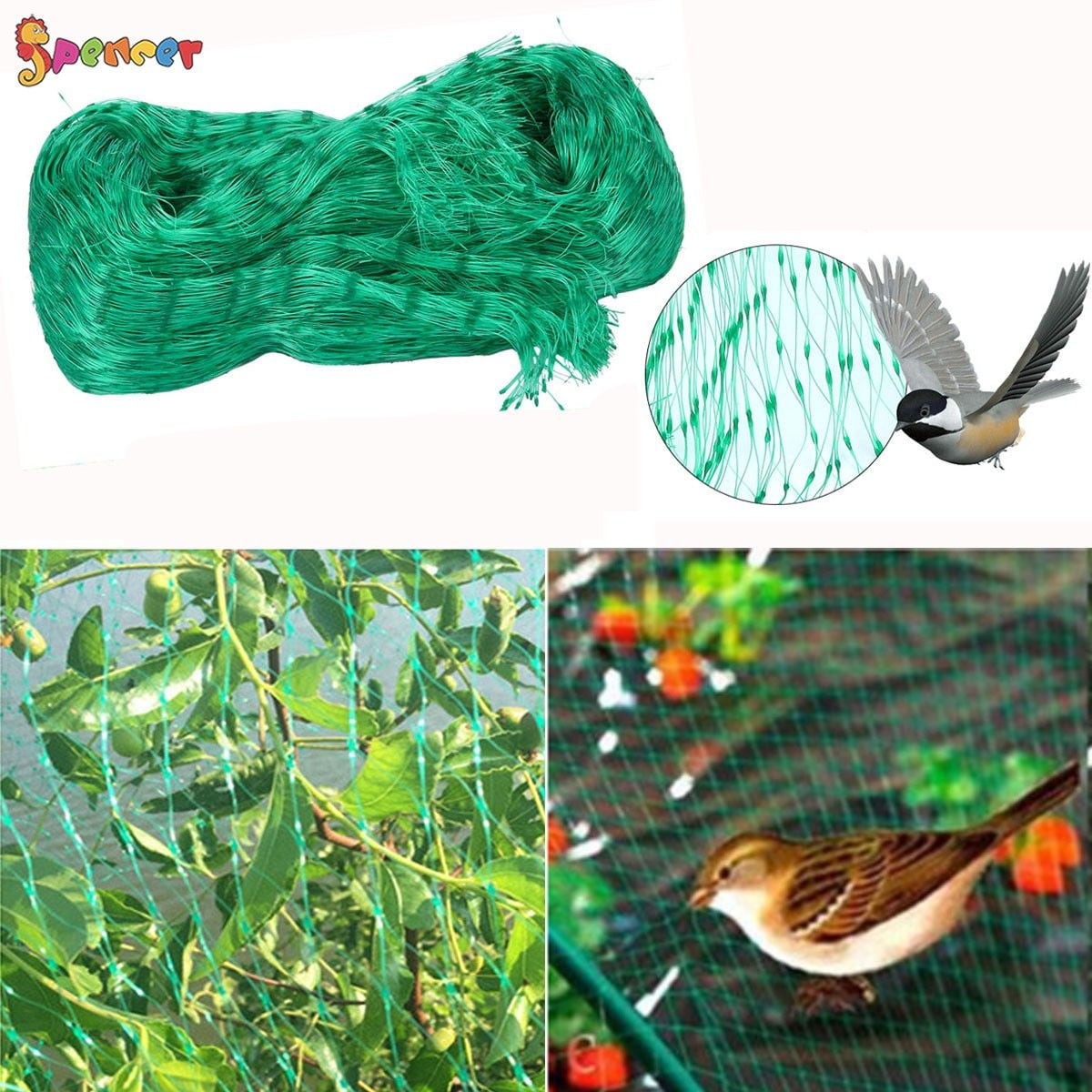 2X15M Garden Woven Bird Insect Net Protect Mesh Barrier Plant Veg Crops Netting 