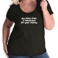 thumbnail image 1 of My Alone Time Is Sometimes Womens Plus Size Scoopneck T, 1 of 1