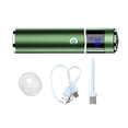 thumbnail image 3 of Mini Afeitadora Eléctrica Inalámbrica Carga USB IPX7 Pantalla LED Verde shamjiam Máquina de afeitar portátil, 3 of 9