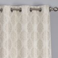 thumbnail image 2 of Paisley Thermal Blackout Jacquard Grommet Top Curtain Pair Panels, 2 of 7