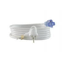 Conntek Indoor 15 ft. L White Extension Cord 16/3 SJTW