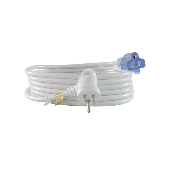 Conntek Indoor 15 ft. L White Extension Cord 16/3 SJTW