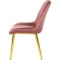 thumbnail image 4 of Set 2 Sillas Comedor Tapizadas Terciopelo Elegantes, 4 of 5