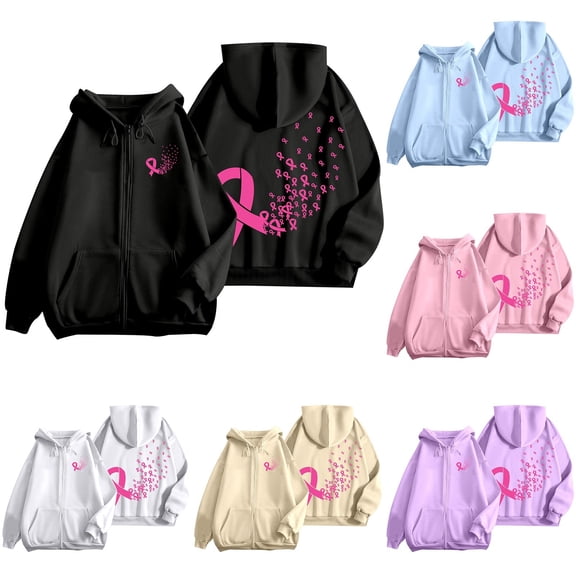 Miaoju Women Cotton Solid Oversize Hoodie Zipper Up Women Hoodies Cotton Pullover