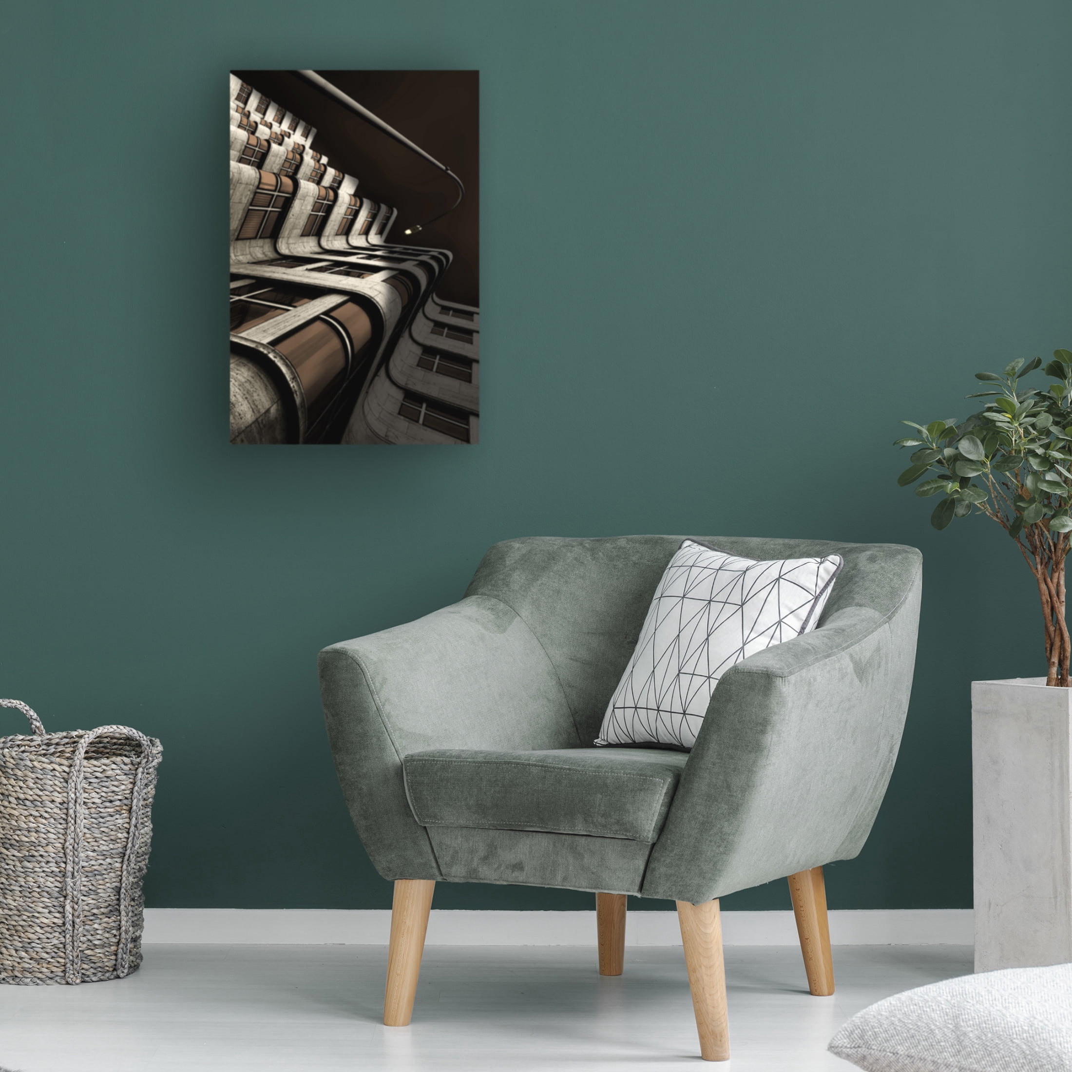 Canvas Wall Art - Tomasz Buczkowski 'Untitled' Wall Art for Living Room, Bedroom, or Office Décor by Trademark Fine Art - 12 x 19 Inches
