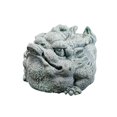 thumbnail image 3 of Escultura de animal de mascota de té, adorno de animal coleccionable, estatua de animal de piedra arenisca para bufónido, 3 of 9
