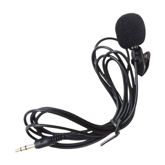 Wired Mini Lavalier Microphone 35mm Jack For Computer, Loudspeaker 15M M3
