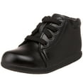 thumbnail image 1 of Stride Rite SRTech Elliot Bootie , Black Leather, 3 Infant M, 1 of 7