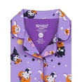 thumbnail image 2 of Hello Kitty Girls Halloween Short Sleeve Sleep Notch Collar Top and Pants Pajama Set, 2-Piece, Sizes 4-12, 2 of 3