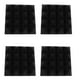 thumbnail image 5 of 4 PCS Absorción de sonido Panel de espuma acústica Prueba de sonido Esponja Negro Yuyangstore Panel de espuma acústica, 5 of 8
