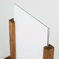 thumbnail image 6 of M&T Displays Contemporary Desktop Menu Holder with Acrylic U Type Pocket, Portrait Table Top Sign Holder, Ad Frame for Restaurant, Store, Wedding, Party, Event (2 Pack) (Dark Wood, 5.5x8.5), 6 of 7