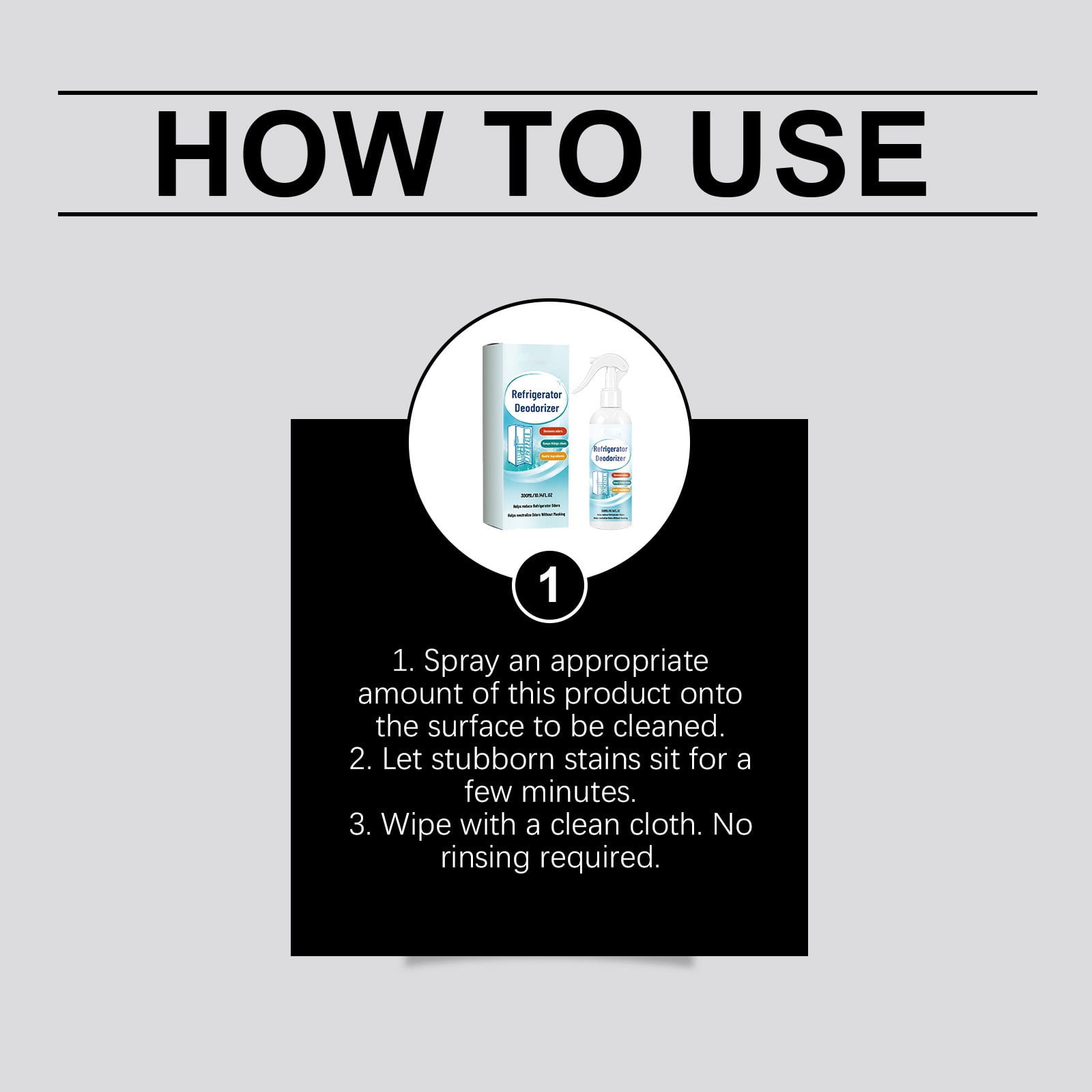 300ml Refrigerator Deodorizer Spray – picture 5