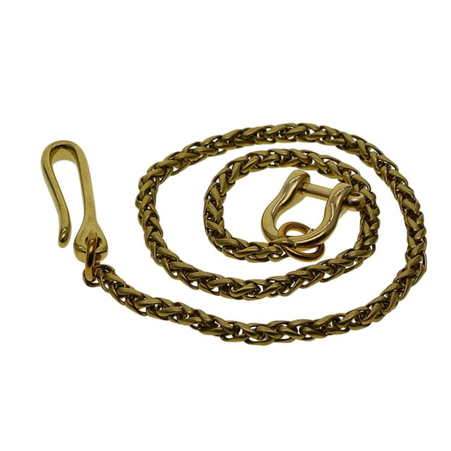 53cm Men's Chain Trucker Chain From Motorcyclist Chain with Hook From Musician - chain, 46cm chain