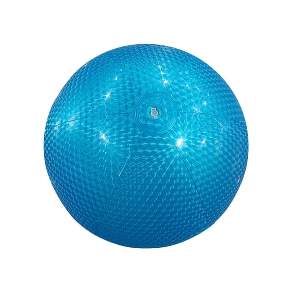 60CM Inflatable PVC Beach Ball with Sequins Luminous Glitter Design Water Sports Ball for Pool Beach Backyard Outdoor Summer Fun Activities
