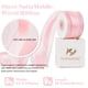 thumbnail image 2 of Cinta HUIHUANG con rayas satinadas transparentes de color rosa claro, con alambre, 3,8 cm, 2 of 7