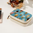 thumbnail image 7 of Ice Cream Velvet Portable Jewelry Box with Removable Compartment - Stylish Gift, Display Case, and Decorative Box, 7 of 7