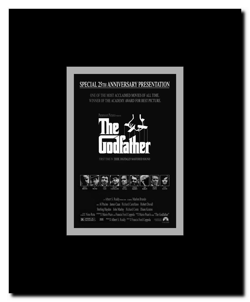 PRINT IMAGE PHOTO PW9 THE GODFATHER MOVIE POSTER Al Pacino Marlon Brando 1218